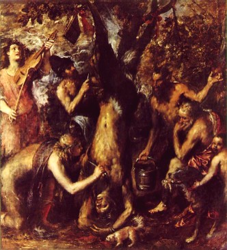 Titian - The Flaying of Marsyas, 1575/6