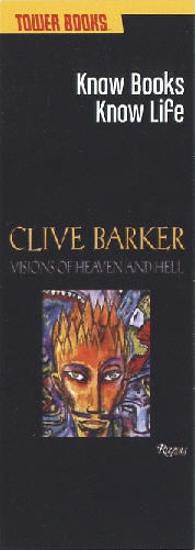 Clive Barker - Tower Visions bookmark