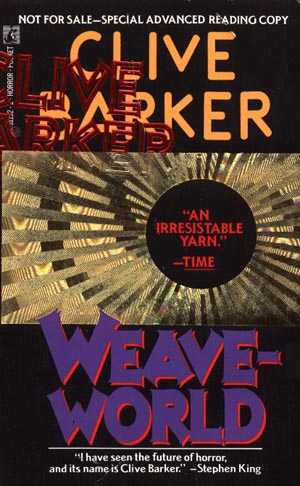 Clive Barker - Weaveworld - US ARC (with mispelling)