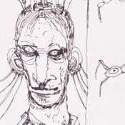 Clive Barker - Abarat sketch 15